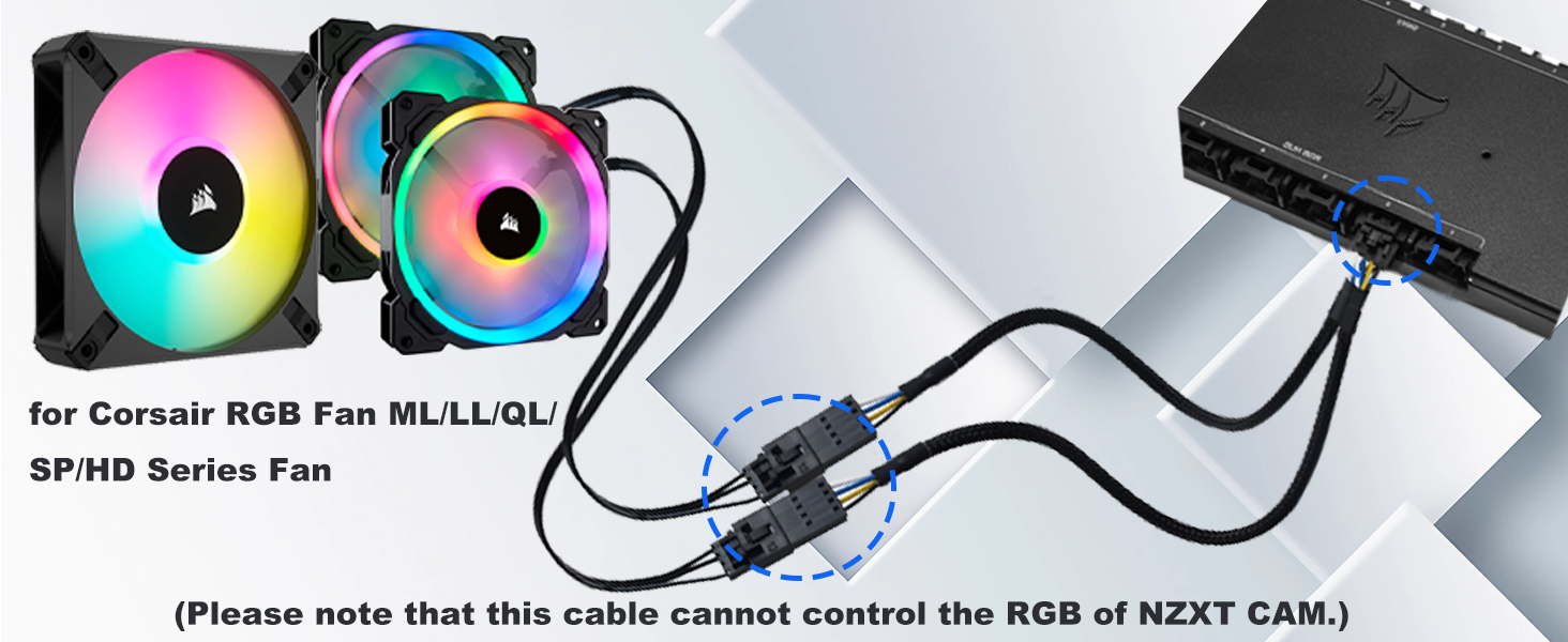 4 pin RGB Fan cable