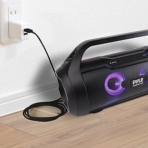 Wireless;Portable Bluetooth Boombox;Rechargeable Boom Box;Loud Stereo System;Speaker