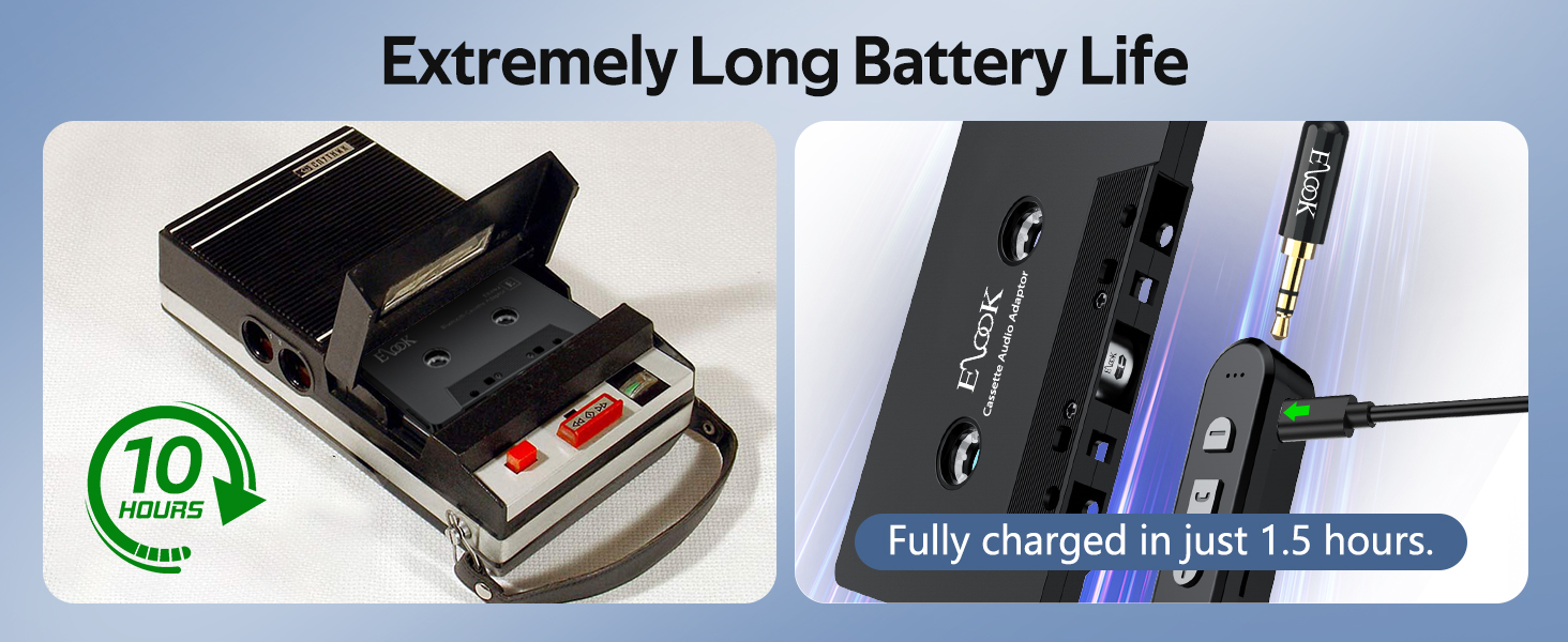 Cassette to Bluetooth Adapter for Car