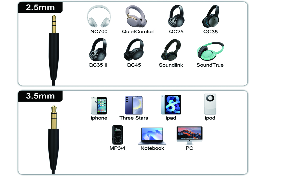 bose headphone cord replacement