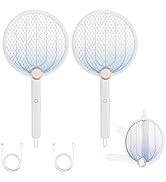 Aspectek Upgraded 3000V Electric Fly Swatter for Indoor and Outdoor, Portable, Foldable, Recharge...