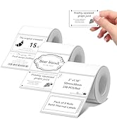 NIIMBOT B1/B21/B3S K3 Labels, 3 Rolls, 2'' x 1.18'' (50x30mm), Food & Personalized Labels for Hom...
