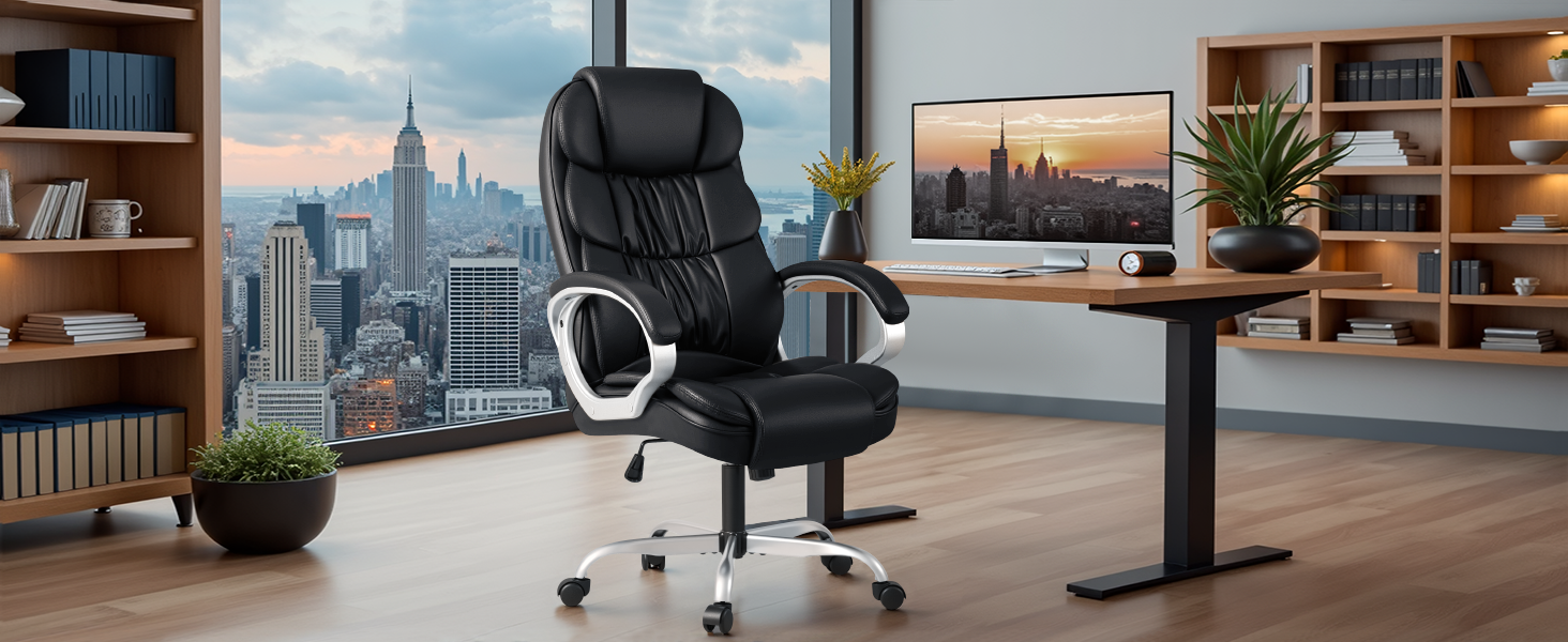 black office chair