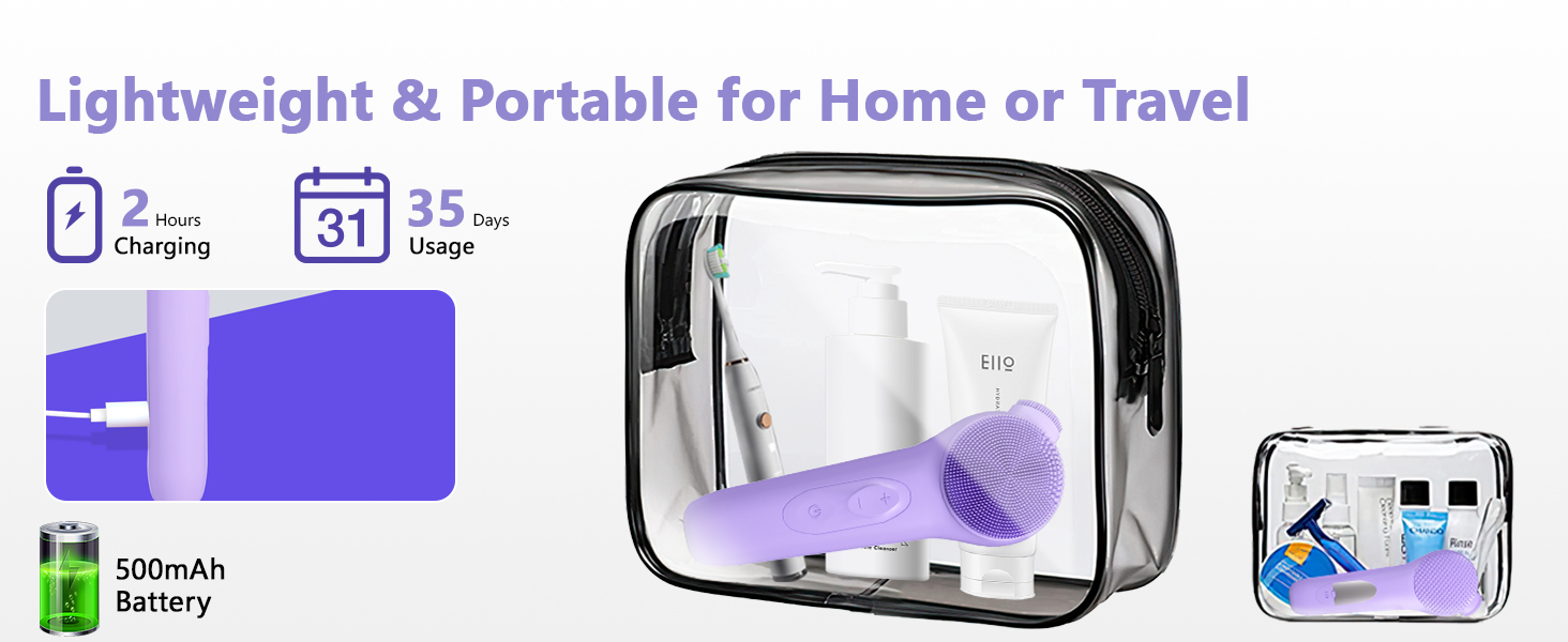 portable face scrubber