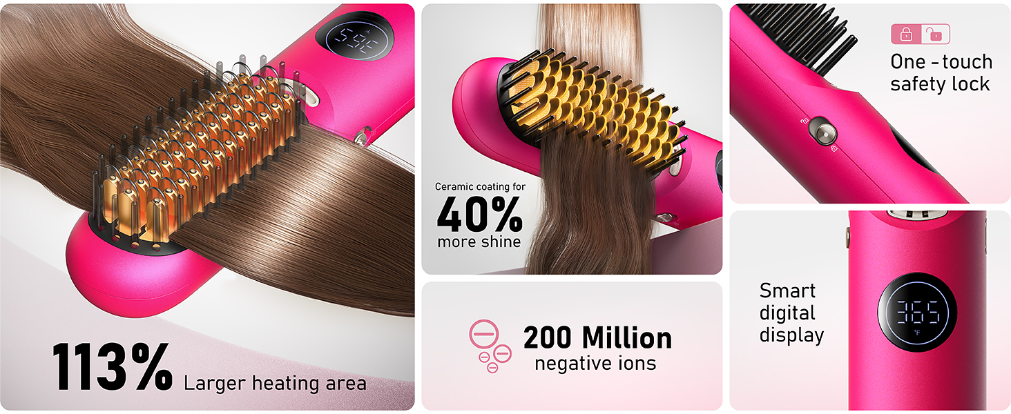 Fanttik Solo I10 APEX Portable Hair Straightener Brush