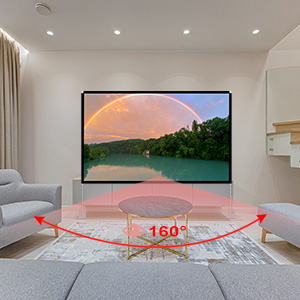 100 inch 160 wide angle