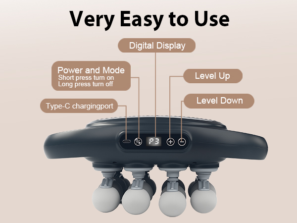 back massager,16 head massage gun, massage gun deep tissue, 16 head massager