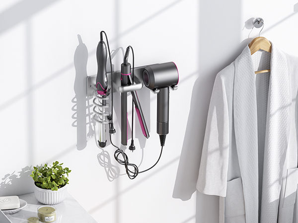 Bathroom Hair Tool Organizer