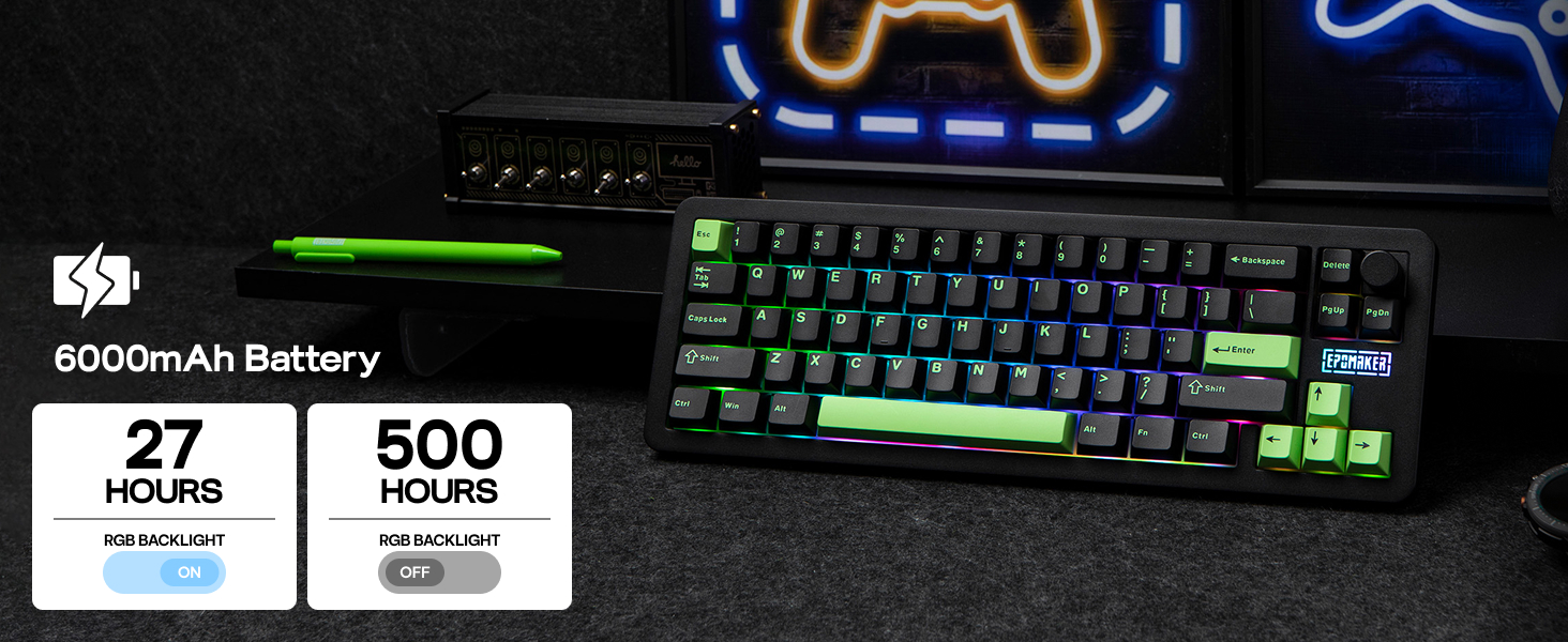 Galaxy68 Wireless Mechanical Keyboard in Aluminum with QMK/VIA Support