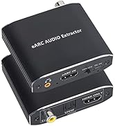 eARC ARC Adapter, HDMI eARC/ARC Port to Toslink SPDIF + 3.5mm Audio Jack + Coaxial + 7.1Ch HDMI A...