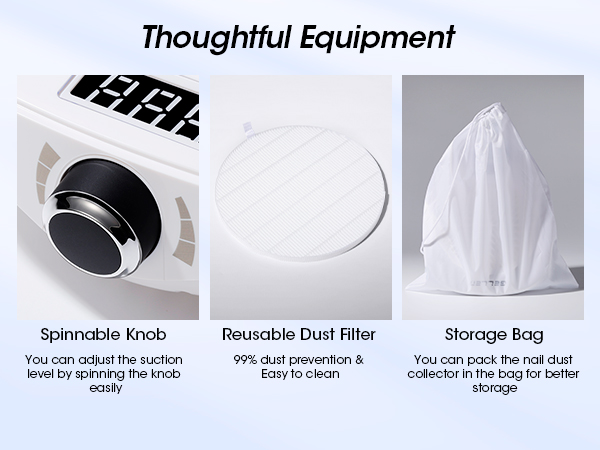 gellen nail dust collector