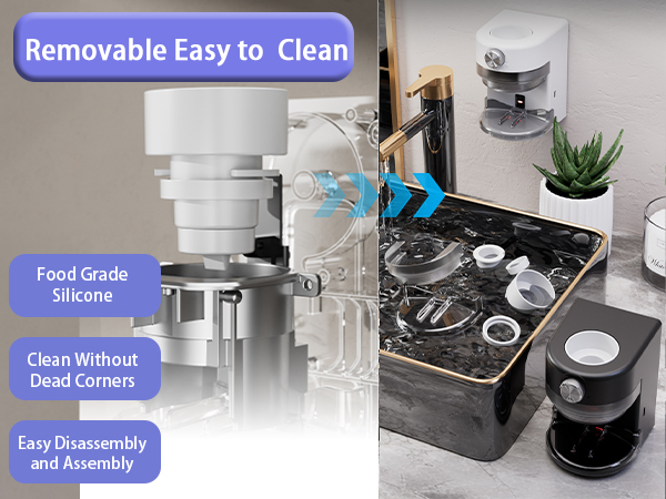 Removable for cleaning