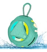 Bluetooth Shower Speake Waterproof,Portable Outdoor Bluetooth Speake with RGB Lights,IPX67 Floati...