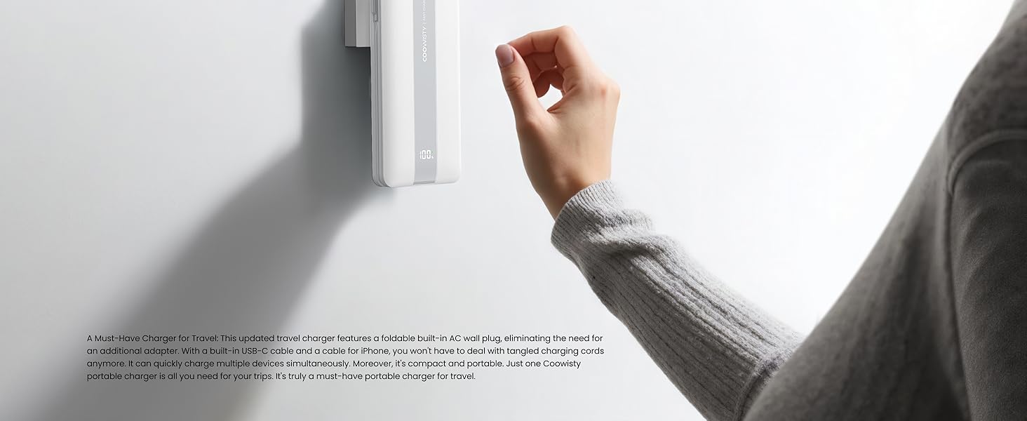 A Must-Have Charger for Travel-White