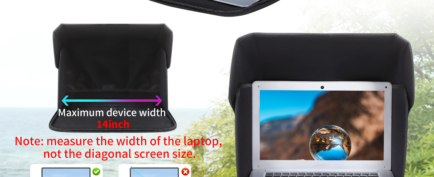 Laptop Sun Shade