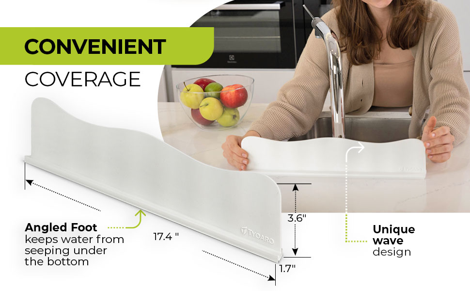 Keep your clothes and countertops dry