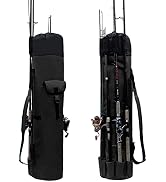 Wowelife Fishing Rod Carrier Fishing Reel Organizer Pole Storage Bag for Fishing and Traveling,A ...
