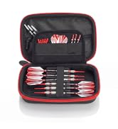 Casemaster Sentinel EVA Foam Shell Dart Case, Holds 6 Darts and Extra Accessories, Tips, Shafts a...