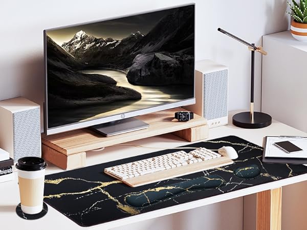 keyboard and mouse pad