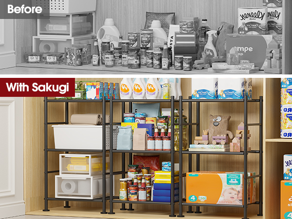 storage shelves
