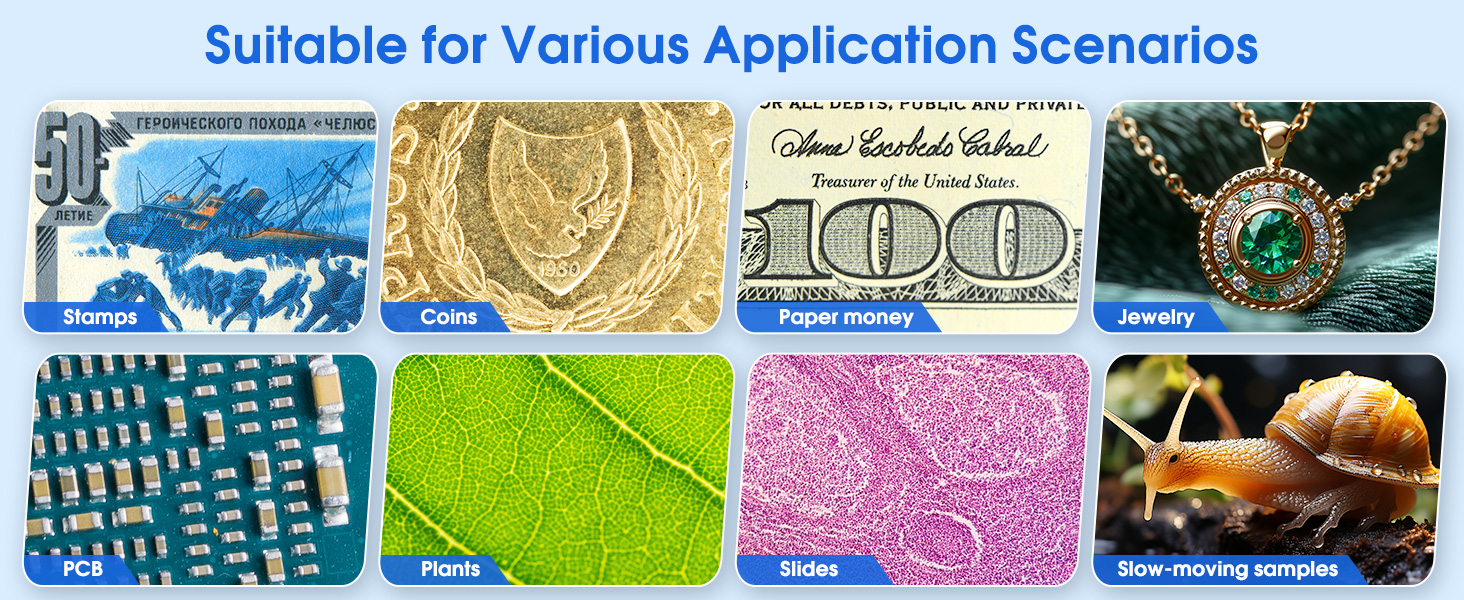 100X Pocket Handheld Digital Microscope for Kids and Adults