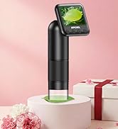 APEXEL 800X Handheld Digital Microscope with 2” LCD Screen, Pocket Portable Microscope for Kids w...