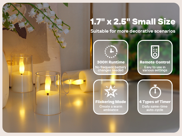 flameless tea light candles