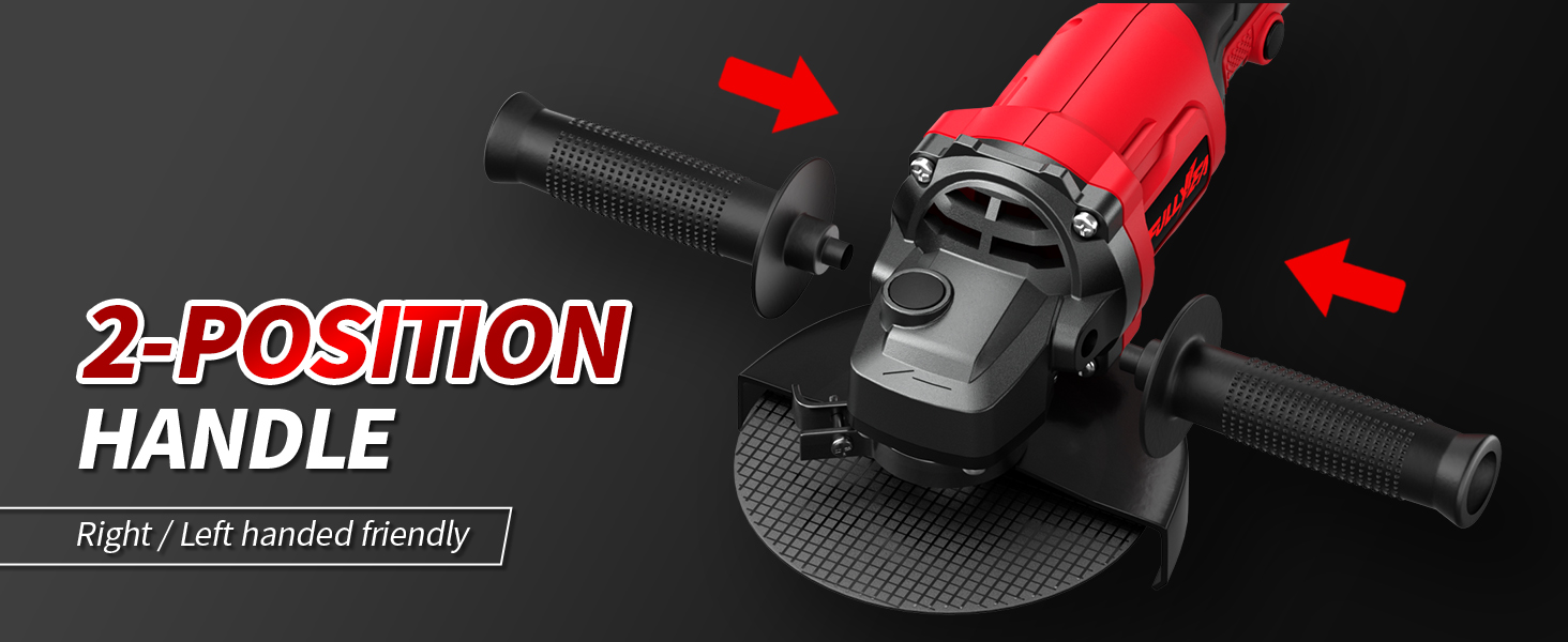 Cordless Angle Grinder 4-1/2&amp;#34; Brushless Metal Grinder 12000 RPM