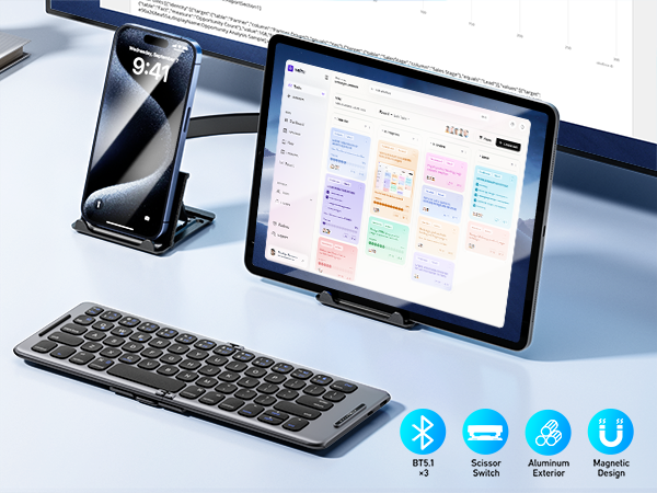 portable foldable mini keyboard