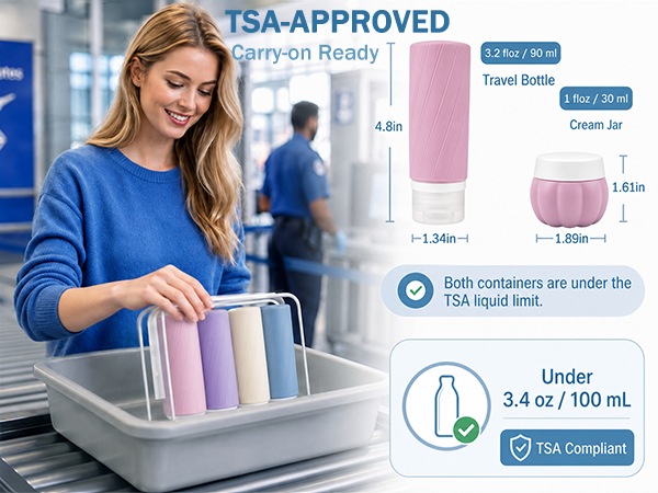 Travel Bottles for Toiletries