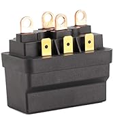 EVGATSAUTO 12V 120A Steel Winch Solenoid Relay Contactor, Universal Solenoid Relay for ATV UTV 4X...