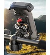 JOYROOM Bike Phone Holder Mount, [Dual Anti Vibration] [2025 Upgrade Reinforcement] Cell Phone Ho...