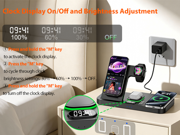 2 phone charging station