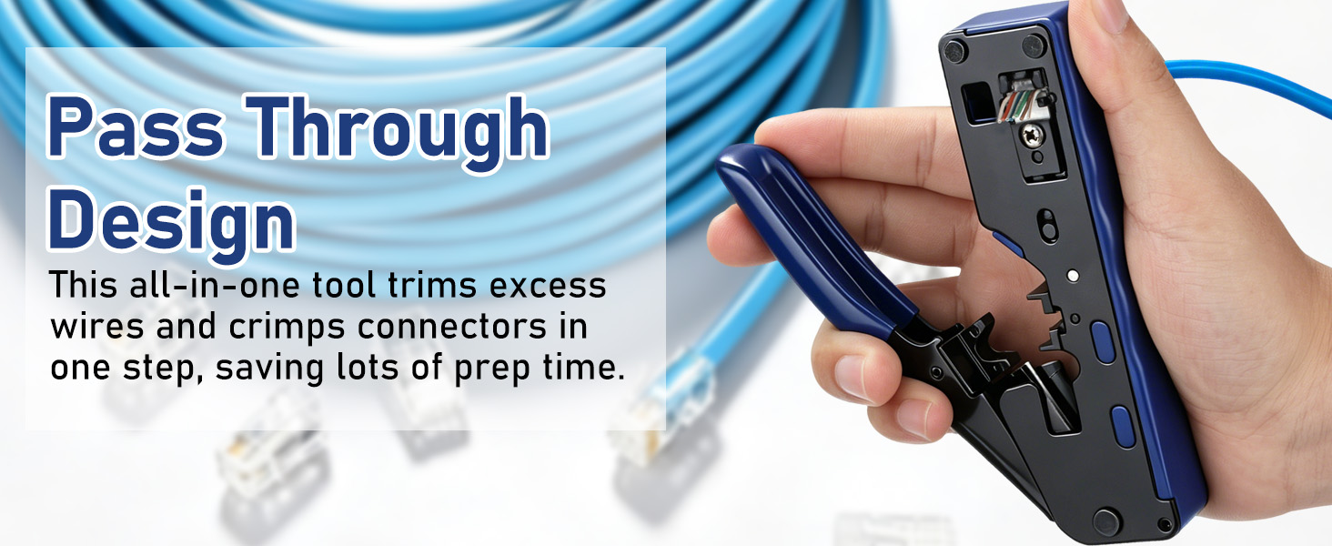 pass through rj45 crimper