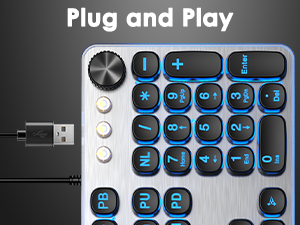 Large Print Backlit Keys