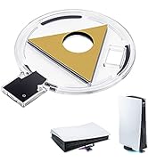 Mcbazel RGB LED Console Stand for PS5, Adjustable Console Base Vertical Stand with 4 Light Modes ...