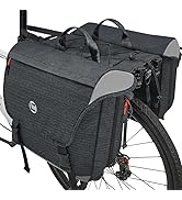 NDakter anniers Bike Bags Waterproof - Rear Bike Rack Bag Double Pannier Bicycle Saddle Bag Trunk...