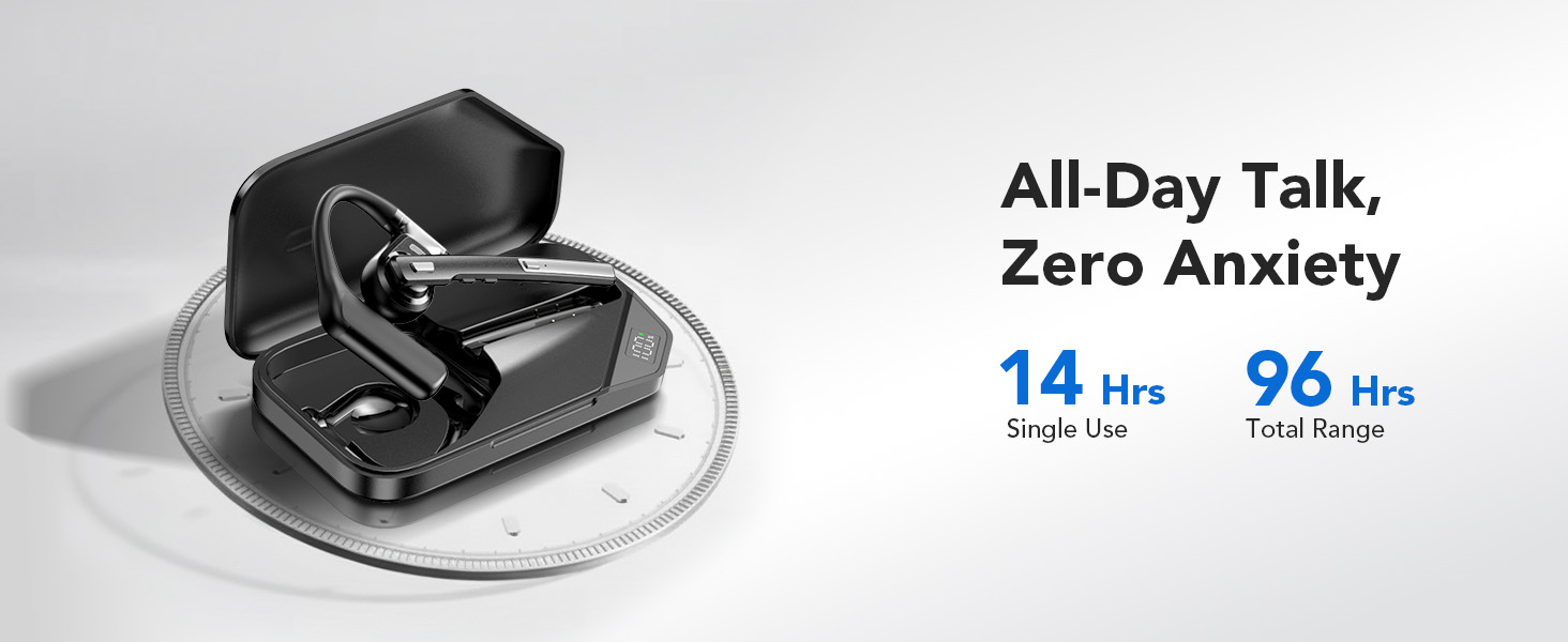 960mAh Large-Capacity Charging Case