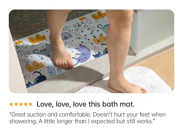 shower safety bath mat tub bath plastic extra large suction cup soft resistant