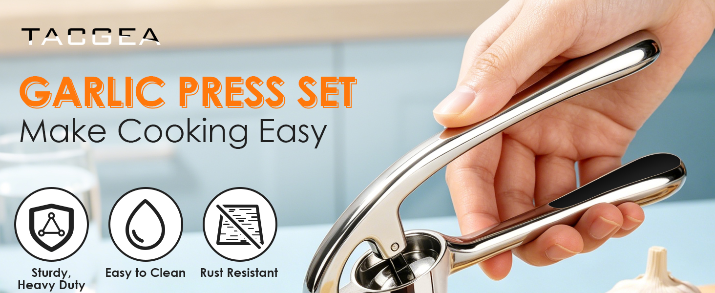 Garlic press