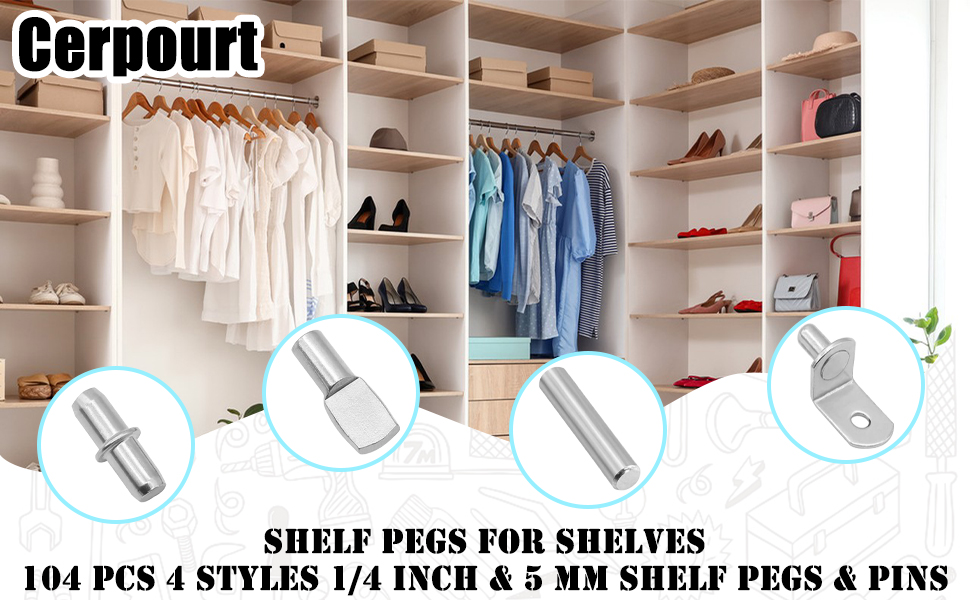 shelf pegs