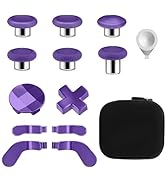 Accessories for Xbox One Elite Series 2 Controller(Model 1797), Metal Thumbsticks Paddles Joystic...