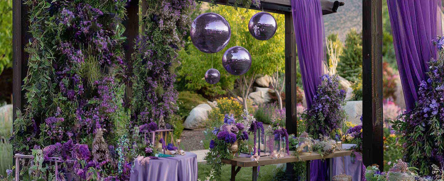 Purple Disco Ball