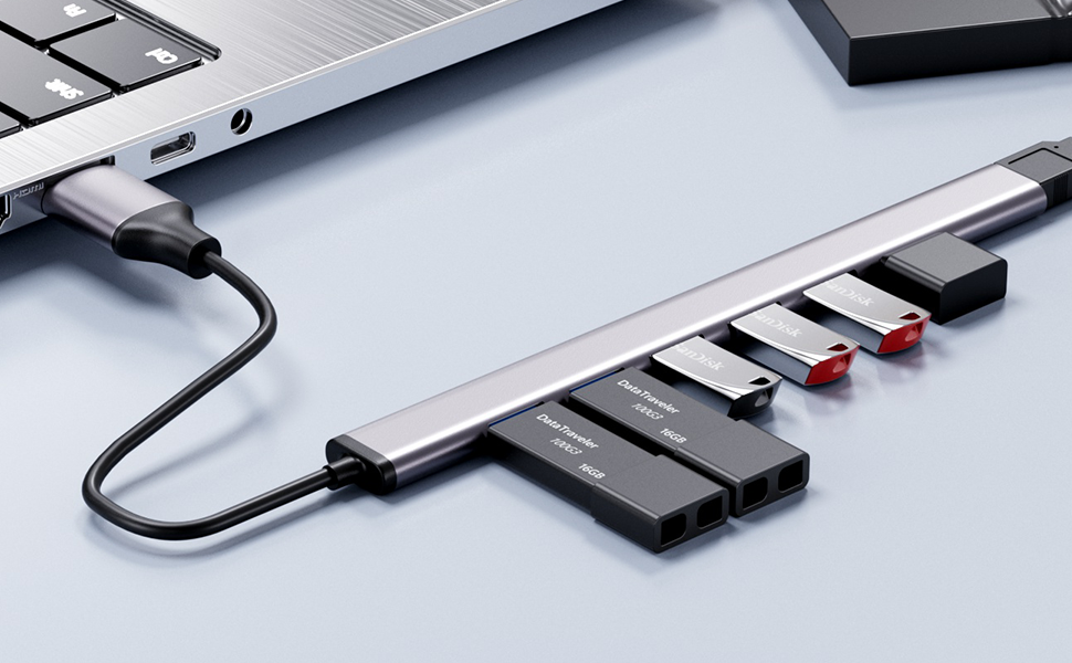 USB 3.0 7 Port Hub Expander