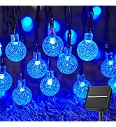 Brightown Solar String Lights Outdoor 60 Led 35.6 Feet Waterproof Solar Powered Patio Lights with...