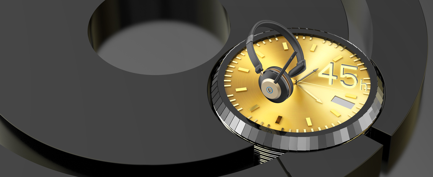 wireless headset with mic for work