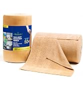 Greenfound Microfiber Cleaning Cloth Roll -80 Pack, 11.5x11.5, Tear Away Towels, Reusable and Was...