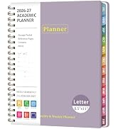 Planner 2026-2027, Academic Weekly and Monthly Calendar Planner, July 2026 - June 2027, Hardcover...