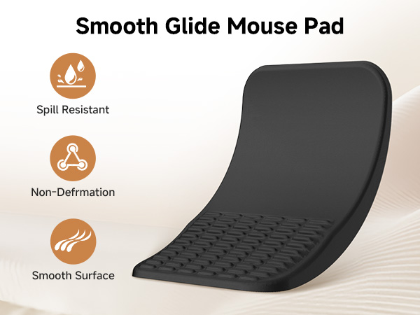 mouse pad with wrist rest