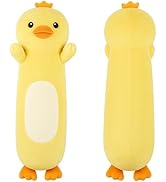 HAIJUNYA 22” Long Duck Plush Body Pillow, Cute Duck Stuffed Animals, Soft Squishy Cuddly Pillow P...